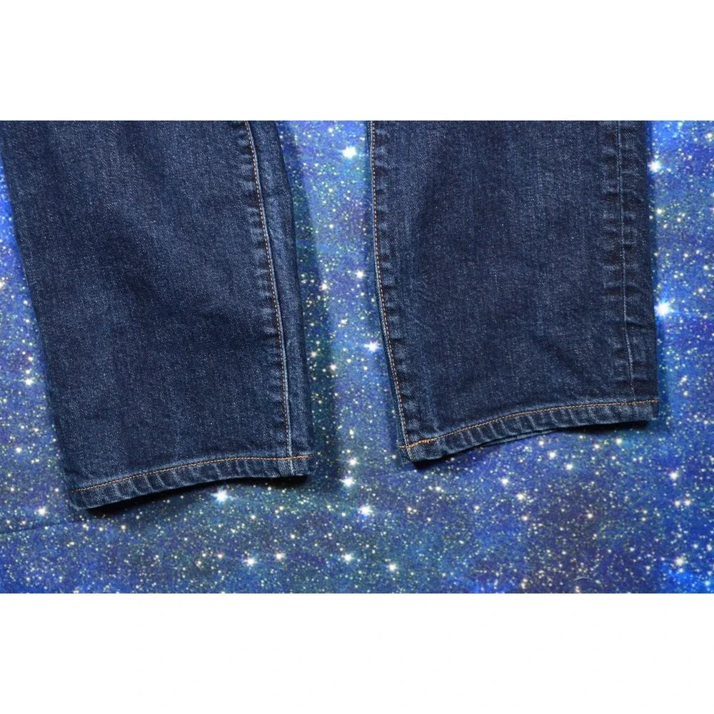 Outerknown Sea Local Straight Jeans Mens 34x32 Blue Denim Stretch Casual
